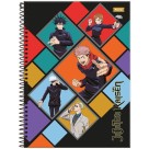 Caderno 1 Matéria Jujutsu Kaisen 80 Folhas Foroni