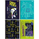 Caderno 1 Matéria Minecraft 80 Folhas Foroni
