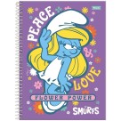 Caderno 1 Matéria Os Smurfs 80 Folhas Foroni