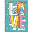 Caderno 1 Matéria Os Smurfs 80 Folhas Foroni
