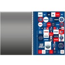 Caderno 1 Matéria Paris Saint-Germain 80 Folhas Foroni