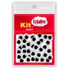 Olhos Móveis 12mm c/40 Kit Super Criativo