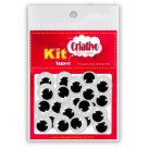 Olhos Móveis 14mm c/40 Kit Super Criativo