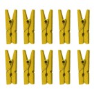 Mini Pregador 25mm - Amarelo c/10 Kit Super Criativo