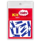 Mini Pregador 25mm - Azul Escuro c/10 Kit Super Criativo