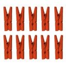 Mini Pregador 25mm - Laranja c/10 Kit Super Criativo