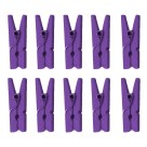 Mini Pregador 25mm - Roxo c/10 Kit Super Criativo