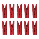 Mini Pregador 25mm - Vermelho c/10 Kit Super Criativo