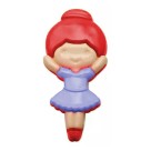 Botões Divertidos - Bailarina Ruiva c/5 Kit Super Criativo