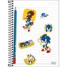 Cartela de Adesivos Duplo G - Sonic Tilibra