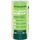 Fita Adesiva Transparente 48mm x 40m c/4 Sulamericana