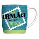 Caneca Porcelana Urban 300ml - Família - Irmão Amigo Brasfoot