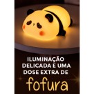 Luminária Noturna de Silicone LED Touch - Panda Brasfoot