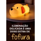 Luminária Noturna de Silicone LED Touch USB - Dog (Cachorro) Brasfoot
