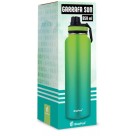 Garrafa Térmica Sun 850ml - Degradê Verde Brasfoot