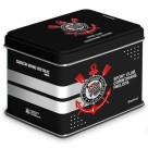 Caneca Vidro Diamond Metalic 300ml - Corinthians Brasfoot