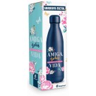 Garrafa Térmica Metal 500ml - Amiga Irmã Brasfoot