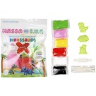 Kit Massinha de EVA com Moldes e Ferramentas 60g - Dinossauro Make+