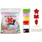 Kit Massinha de EVA com Moldes e Ferramentas 60g - Fundo do Mar Make+