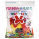 Kit Massinha de EVA com Moldes e Ferramentas 60g - Transporte Make+