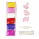 Kit Massinha de EVA com Moldes e Ferramentas 60g - Unicórnio Make+