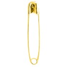 Alfinete de Segurança 18mm Dourado c/25 ACC