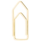 Clips 2/0 Aço Latonado Dourado c/50 ACC