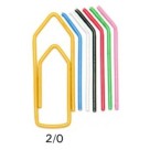 Clips 2/0 Aço Epoxi Colorido c/50 ACC