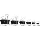 Prendedor de Papel 32mm Preto c/12 ACC