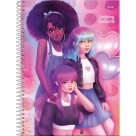 Caderno 10 Matérias Amigas para Sempre 160 Folhas Foroni