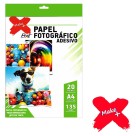 Papel Fotográfico Adesivo A4 135g 20 Folhas Make+