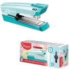 Grampeador Azul Pastel 13,3cm para 25 Folhas Universal Maped