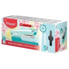 Grampeador Azul Pastel 13,3cm para 25 Folhas Universal Maped
