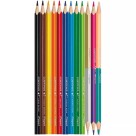 Lápis de Cor 12 Cores + 3 Bicolor Color Peps Star Maped