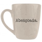Caneca Cerâmica Prime 350ml - Fé - Abençoada Brasfoot
