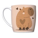 Caneca Porcelana Urban 300ml - Capivara - Capivibes 2 Brasfoot