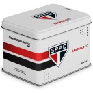 Caneca Vidro Diamond Metalic 300ml - São Paulo Brasfoot