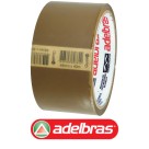 Fita Adesiva Marrom 48mm x 40m - Pacote com 4 Rolos Adelbras