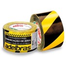 Fita Zebrada Plástica para Demarcação 70mm x 100m Adelbras