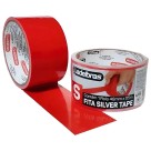 Fita Silver Tape 48mm x 5m Vermelha Adelbras
