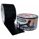 Fita Silver Tape 48mm x 5m Preta Adelbras