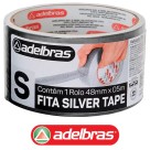 Fita Silver Tape 48mm x 5m Preta Adelbras