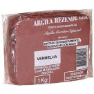 Argila Escolar Vermelha (Terracota) 1Kg Argilas Rezende