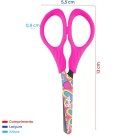 Tesoura Escolar Barbie 13cm Tris