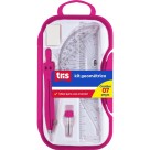 Kit Geométrico Escolar 7 Peças Tris