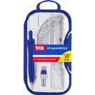 Kit Geométrico Escolar 7 Peças Tris