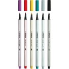 Brush Pen 6 Cores Pen 68 Stabilo