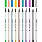 Brush Pen 10 Cores Pen 68 Stabilo