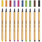 Caneta Stabilo 0.4mm Point 88/58 - 10 Cores