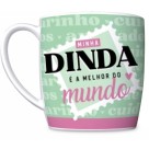 Caneca Porcelana Urban 300ml - Família - Dinda Brasfoot